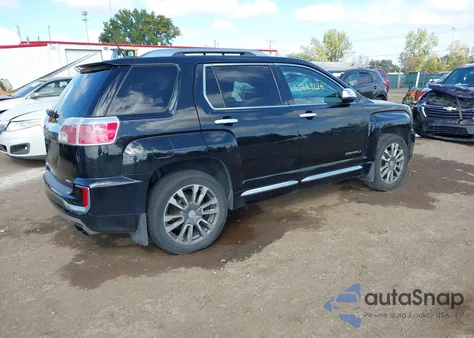 2016 GMC Terrain Denali из США, поврежденный, VIN 2GKFLVE3XG6358567